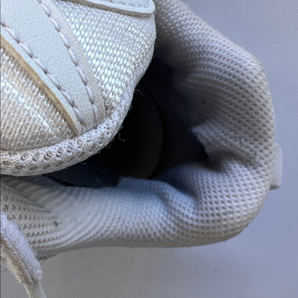 Nike Wmn T-Lite VIII Lea (W) White Grey Silver 396879 111 Size size 8.5 - Picture 7 of 11